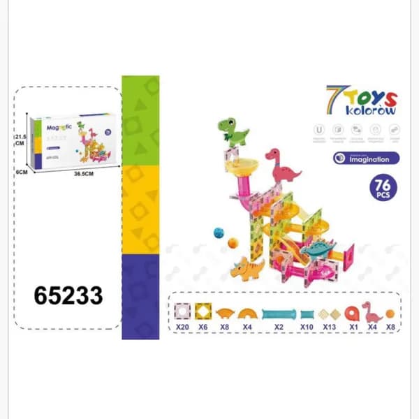 Magnetic Klocki 76PCS
