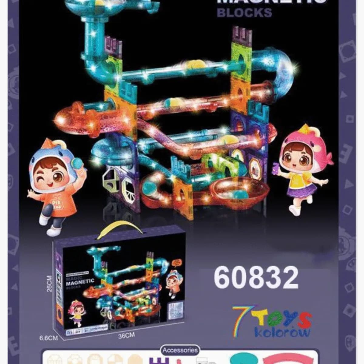 Magnetic Klocki 111PCS