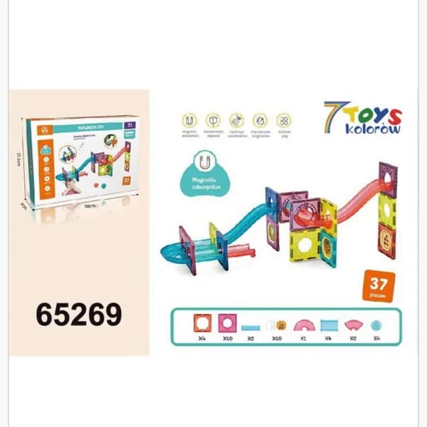 Magnetic Klocki 37PCS