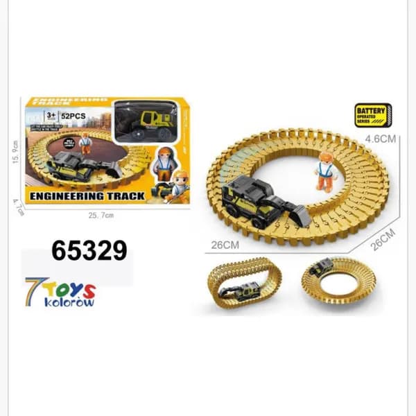 Scieżki Elektryczne dla Dzieci Engineering Track 52el. 26cm