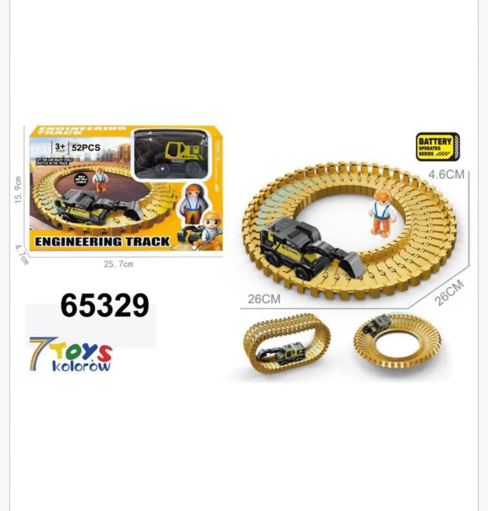 Scieżki Elektryczne dla Dzieci Engineering Track 52el. 26cm
