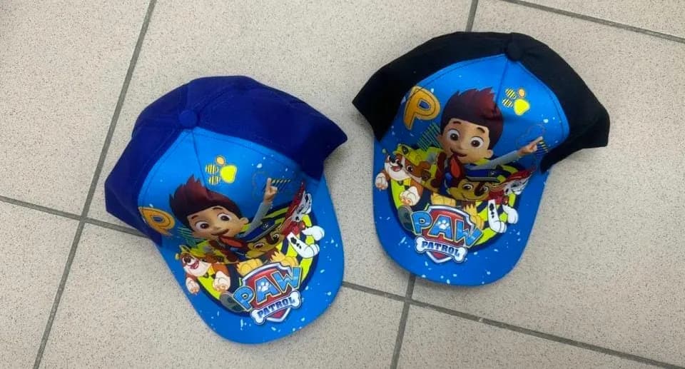 Czapka dla Dzieci Paw Patrol z Daszkiem Mix Kolorów