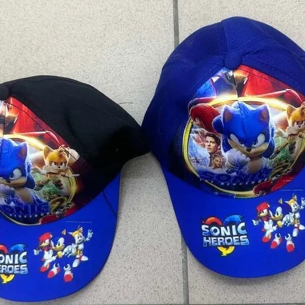 Czapka dla Dzieci Sonic z Daszkiem, Mix Kolorów