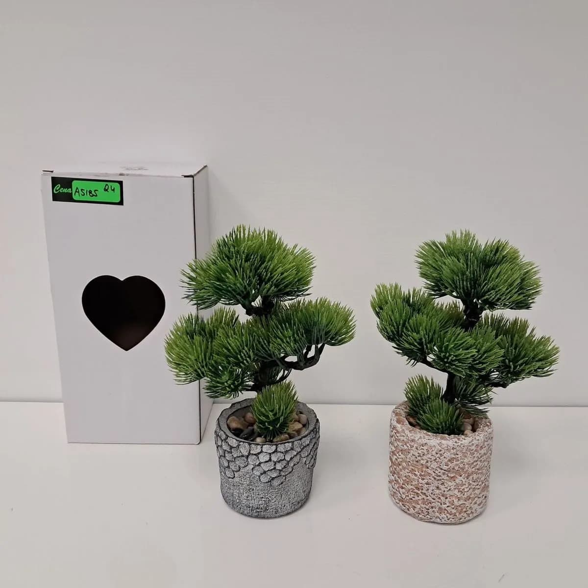 Krzew Ozdobny Sztuczna Roślina Bonsai w Doniczce 6 szt.