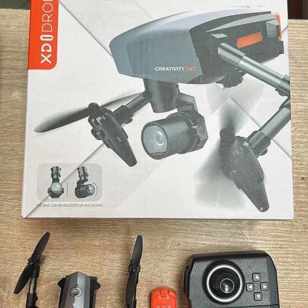 Dron XD1 z kamerą HD i regulowanym obiektywem, szary - 3 szt.