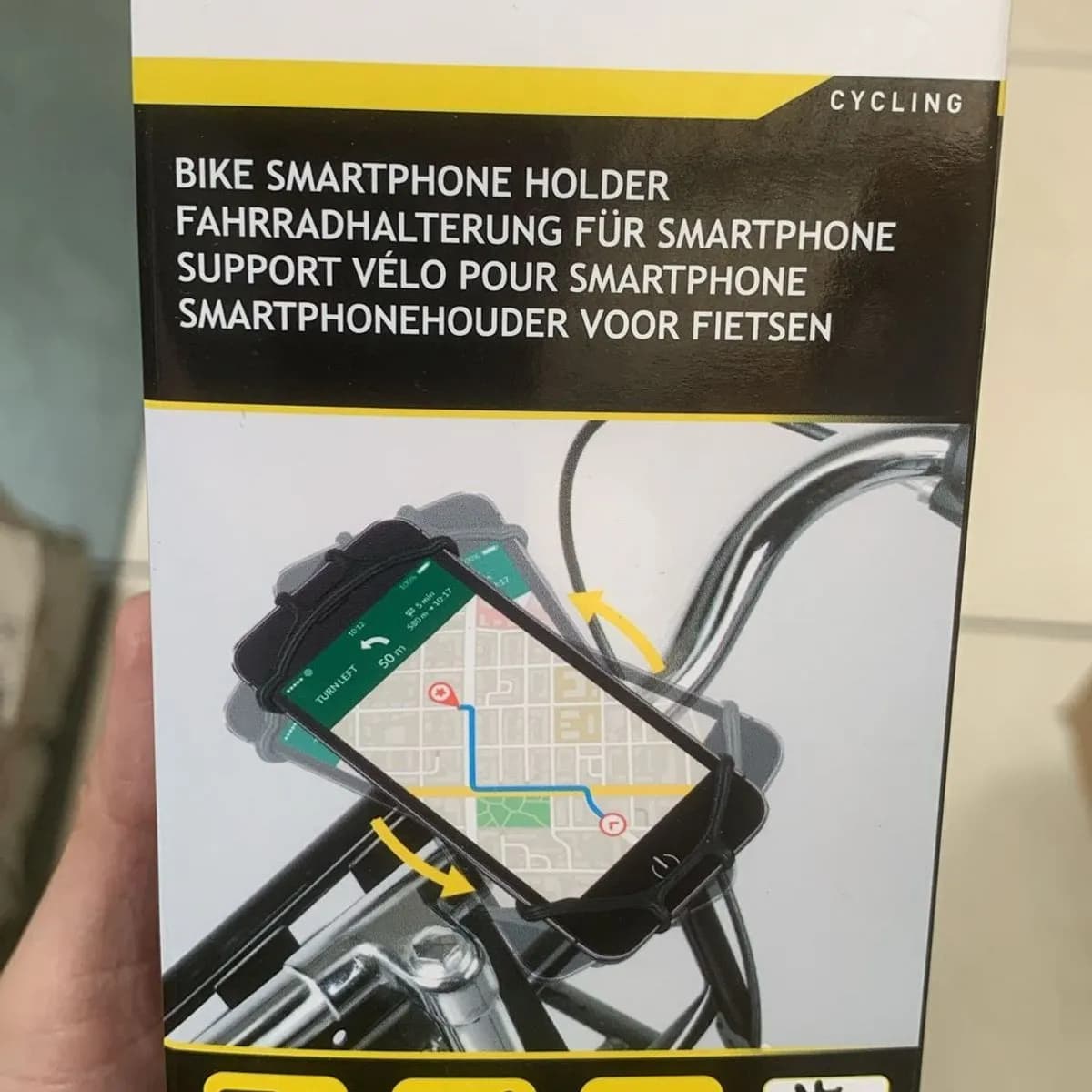 Uchwyt Telefon na Rower, Obrotowy 360°, 4"-6"