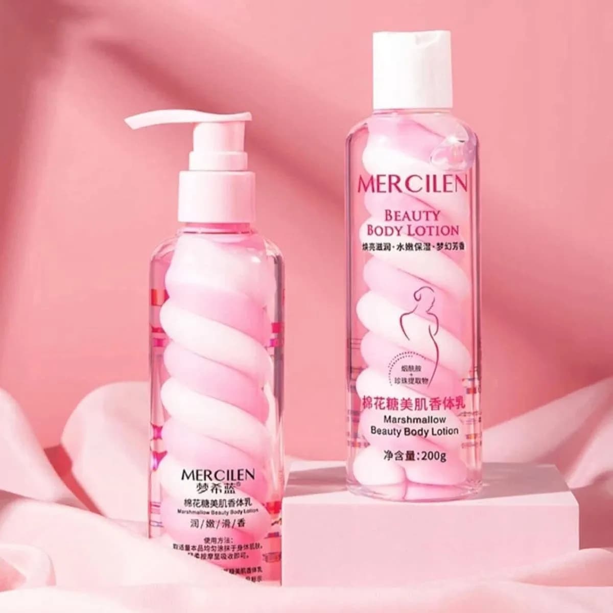 MERCILEN Balsam Lotion do ciała 200g Marshmallow Spiralny