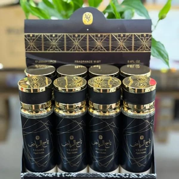 Mgiełka do ciała V.V.LOVE Royal Shadow 250ml czarno-złota