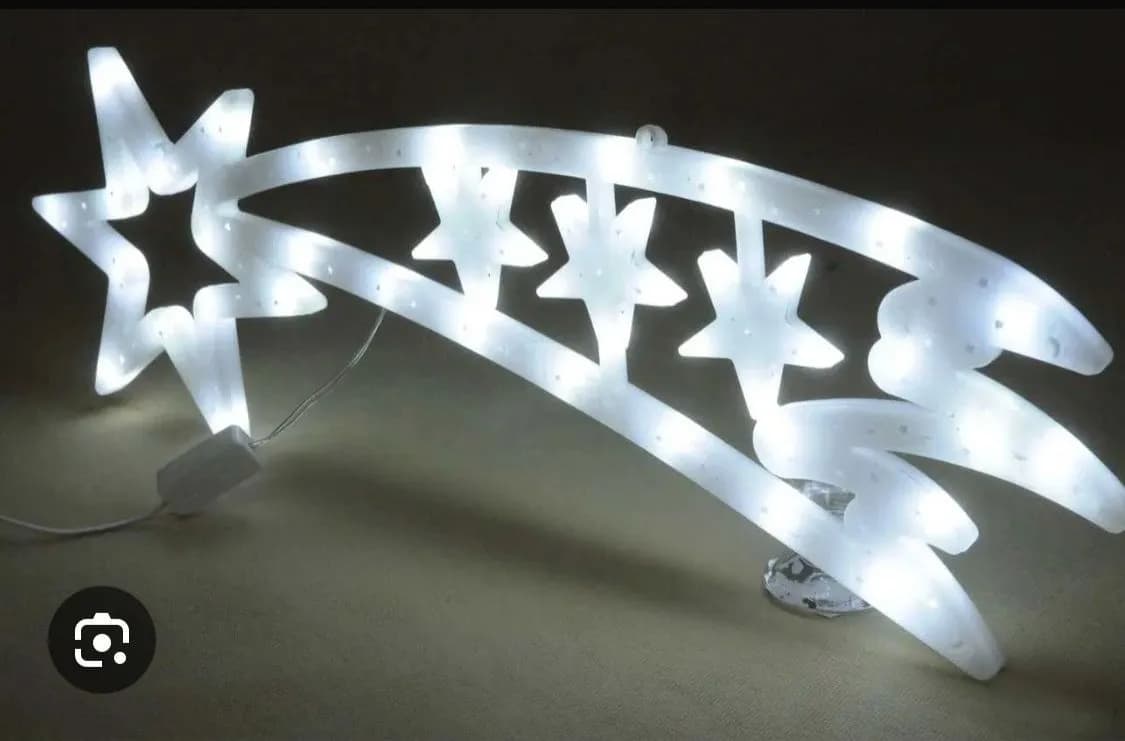 Lampka Kometa Białe LED