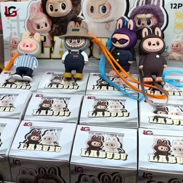 Blind Box Brelok Labubu Figurka Niespodzianka z Zawieszką 12szt