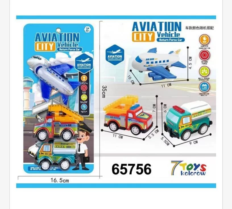 Zabawki Aviation City Vehicle Traffic