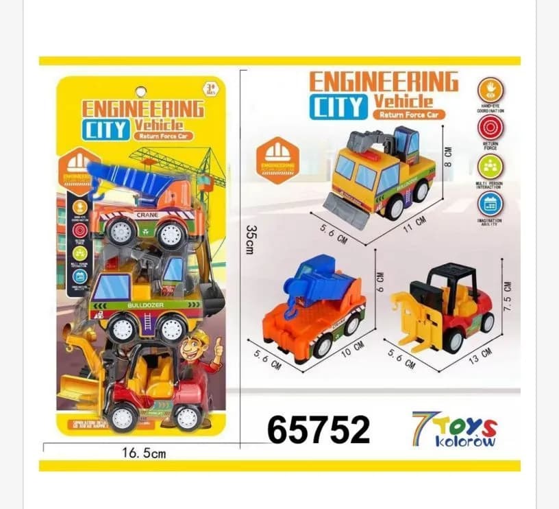 Zabawki Engineering City Vehicle