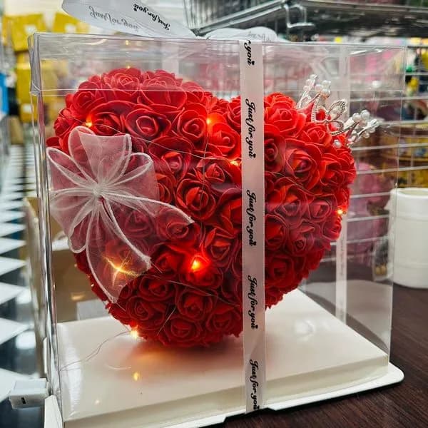 Pudełko Kwiaty Walentynki