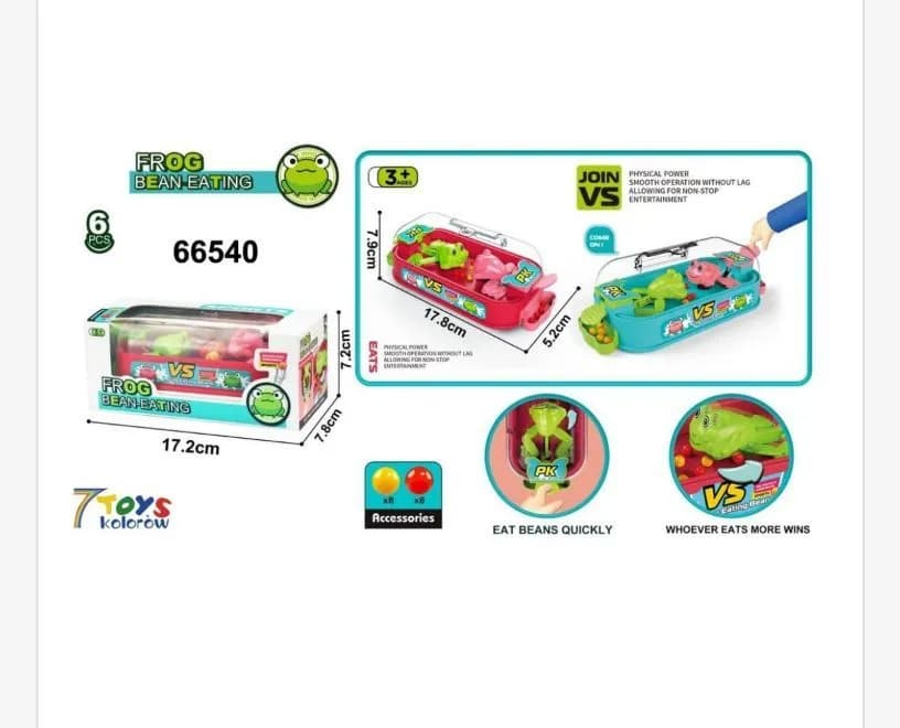 Gra Planszowa Frog Bean Eating 17 cm