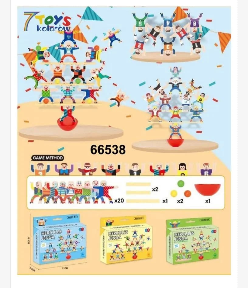 Zabawki Hercules Jenga 66538