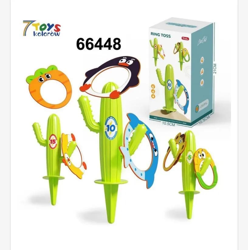 Zabawka Ring Toss Kaktus 10 cm 7Toys 66448