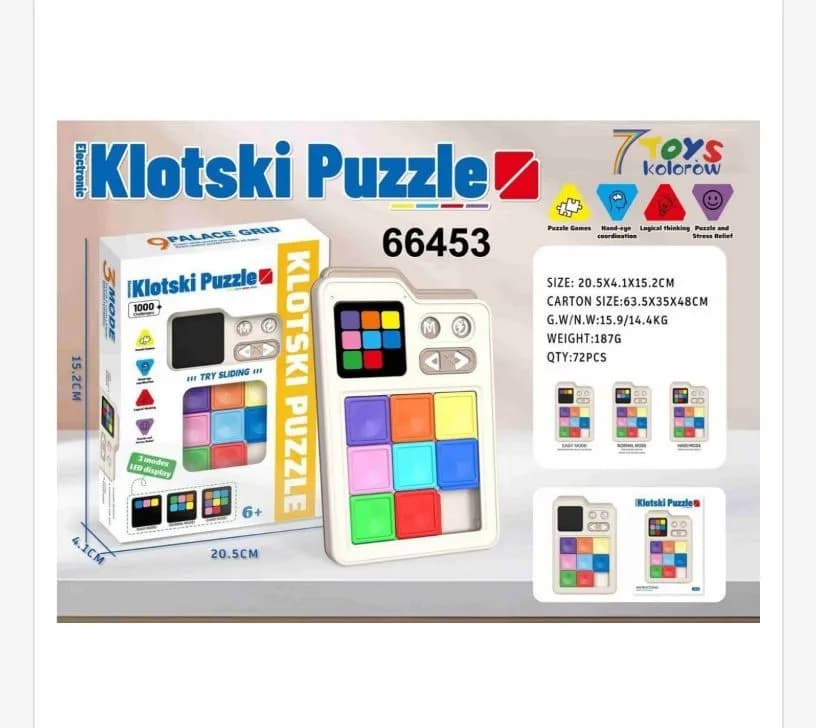 Zabawki Klotski Puzzle