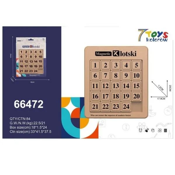 Zabawki Magnetic Klotski