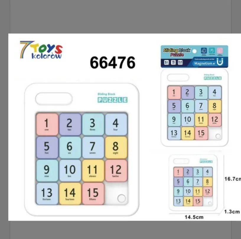Zabawki Sliding Block Puzzle