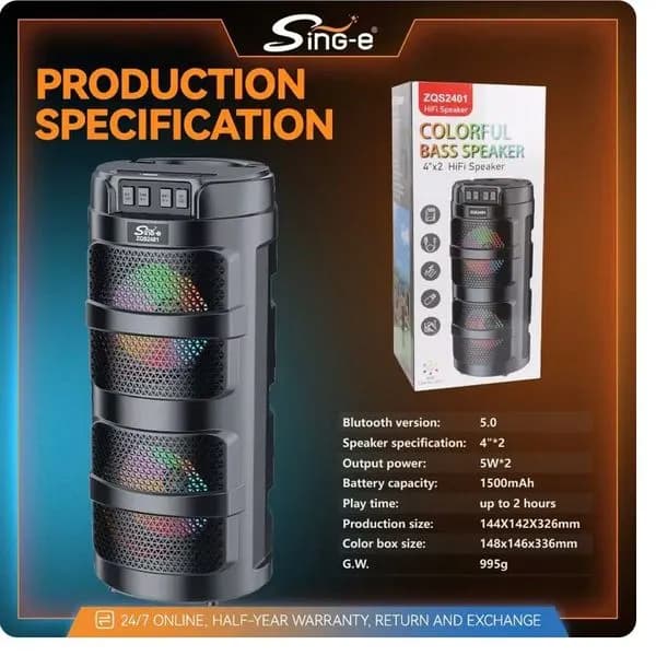 Głośnik Colorful Bass Speaker