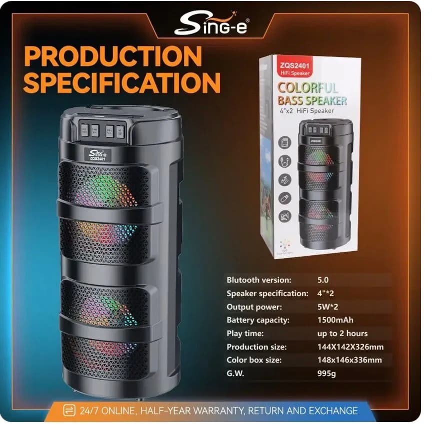 Głośnik Colorful Bass Speaker