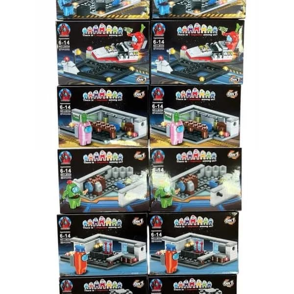 Zabawki Klocki Among Us