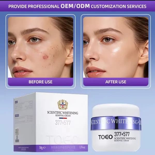 Krem Rozjaśniający i Usuwający Przebarwienia TOEO