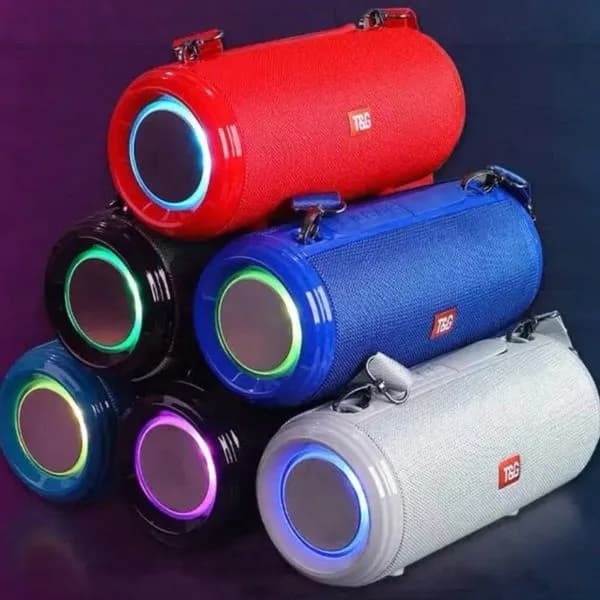 Głośnik Bluetooth T&G z podświetleniem LED RGB - Mix kolorów 6szt