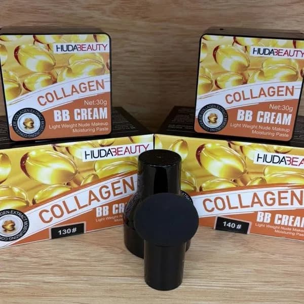 HUDA BEAUTY Podkład BB do Twarzy Collagen 30g z Aplikatorem