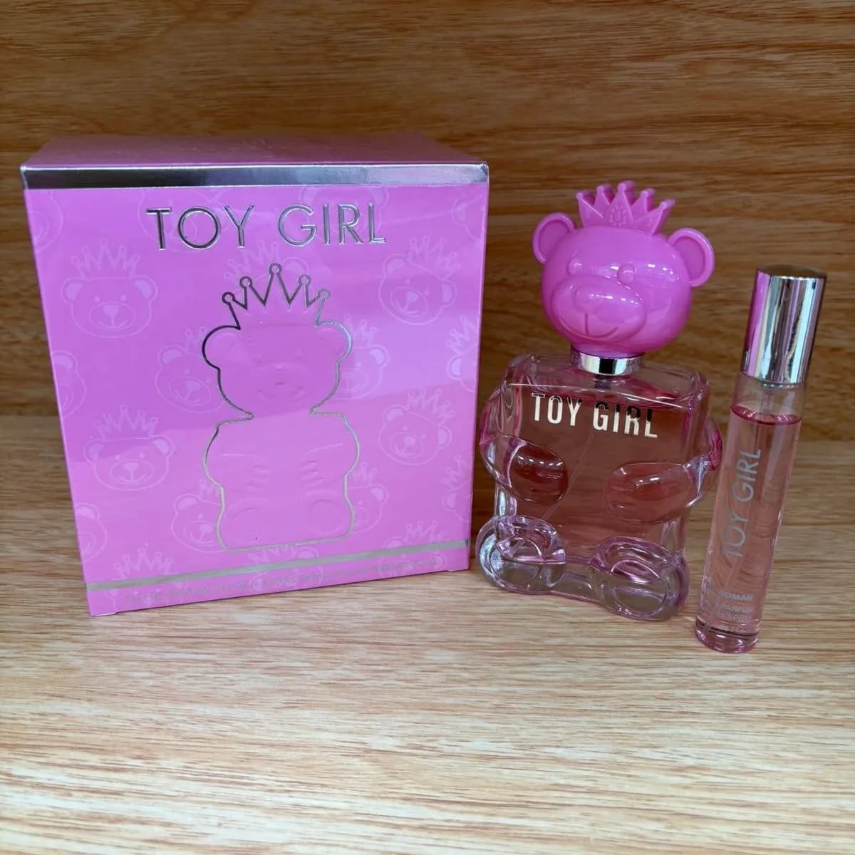 Zestaw Perfume Toy Girl Pink 2w1 100ml+20ml - Flakon Miś