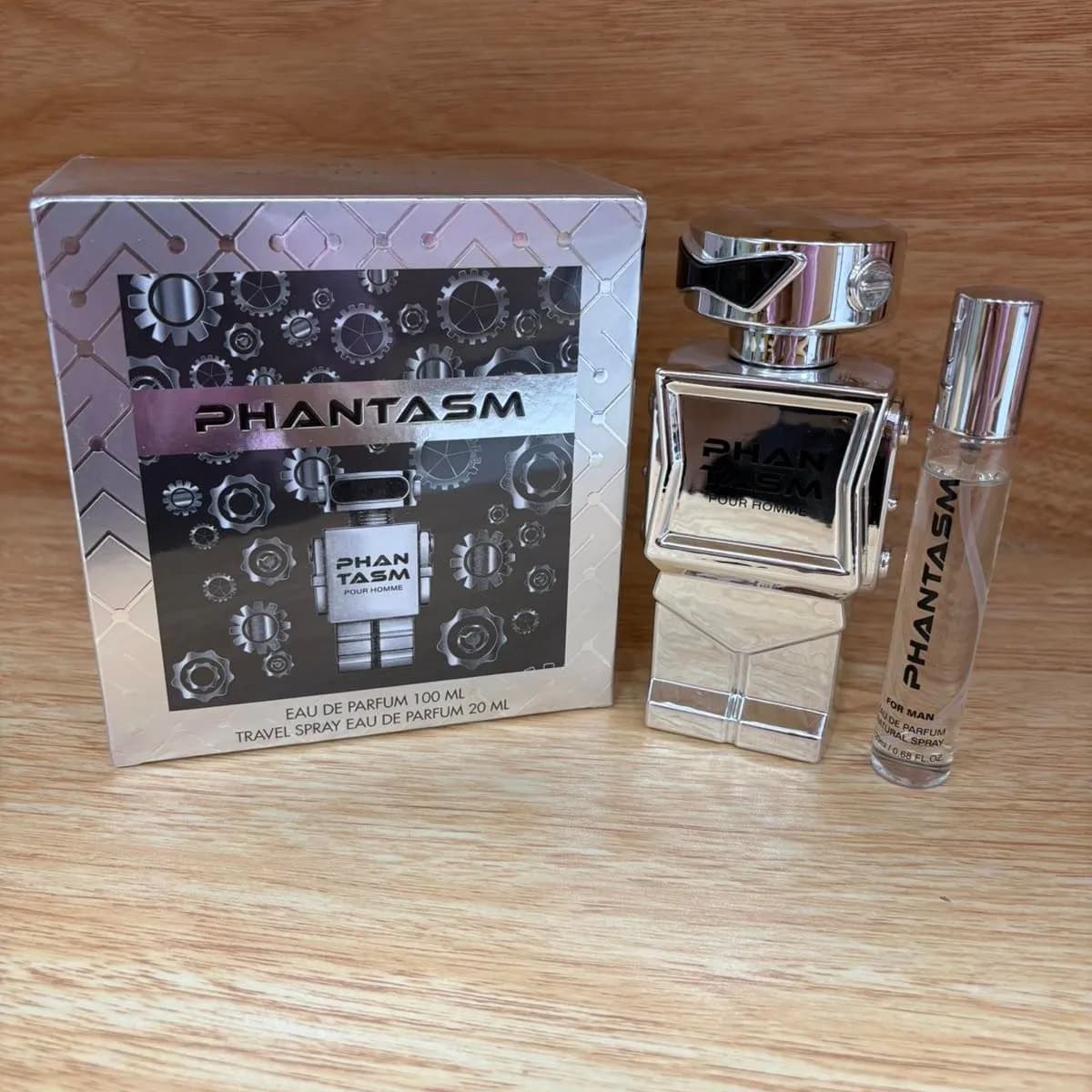 Zestaw Perfume Phantasm 2w1 100ml+20ml Srebrny Robot