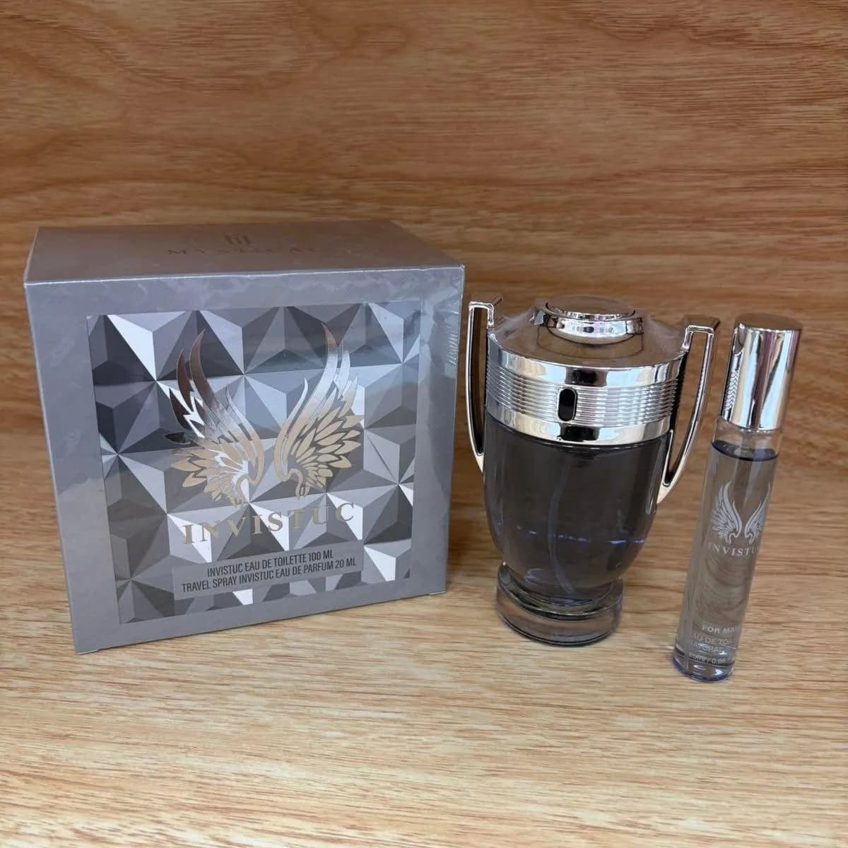 Zestaw Perfume Invistuc 2w1 100ml+20ml Męski Puchar Mystical