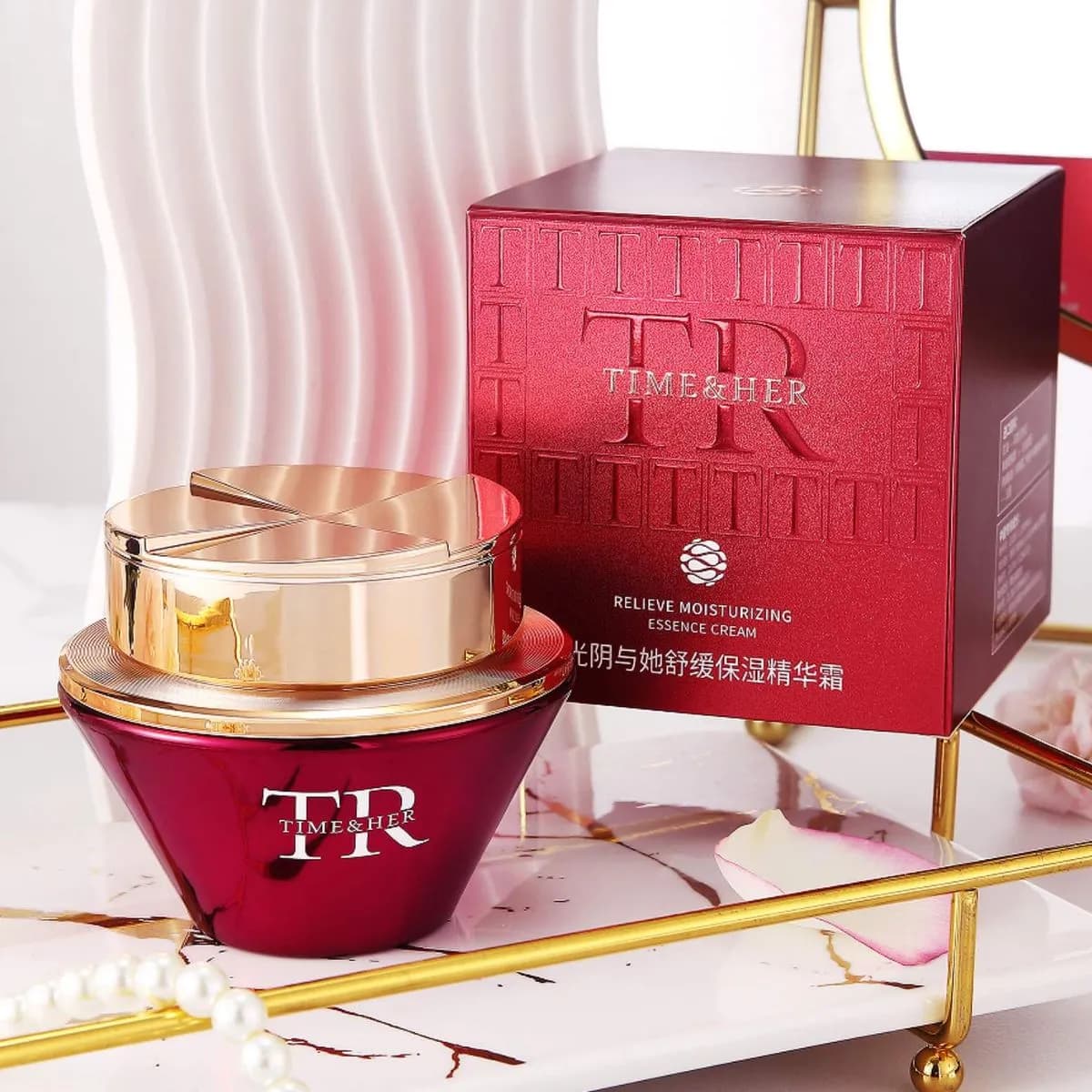 Łagodzący Krem Nawilżający Time & Her Relieve Essence Cream 12szt