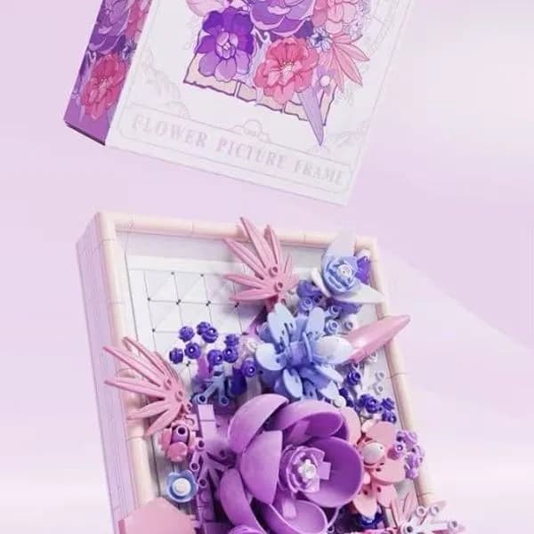 Klocki Kwiaty 786 PCS Flower Picture Frame NO.1363