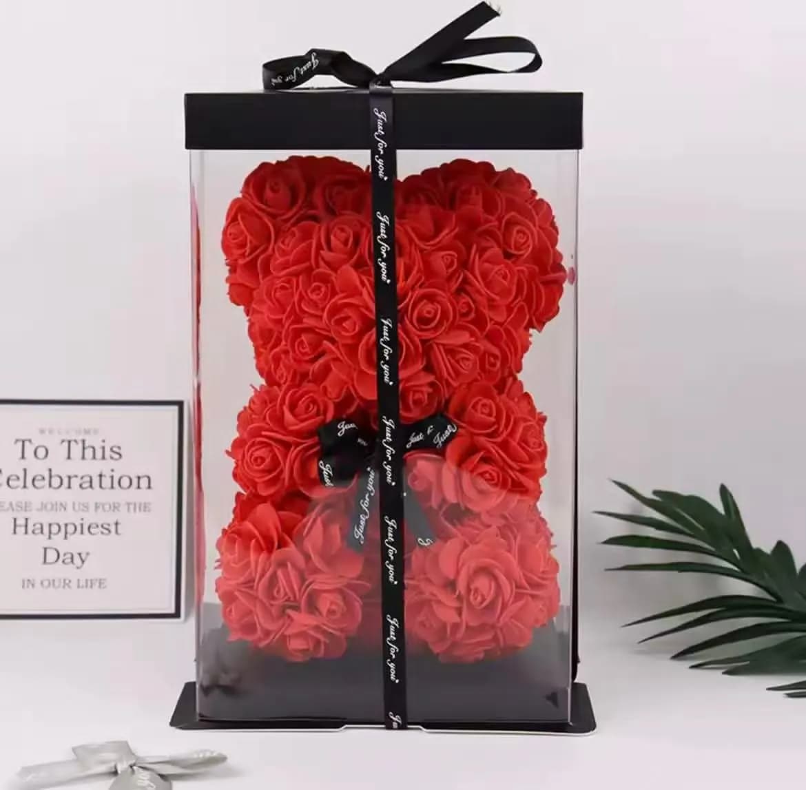 Prezent Pudełko Miś 25cm