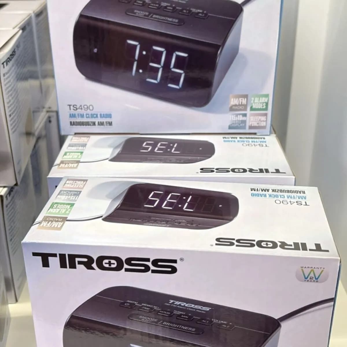 Radiobudzik AM/FM TIROSS