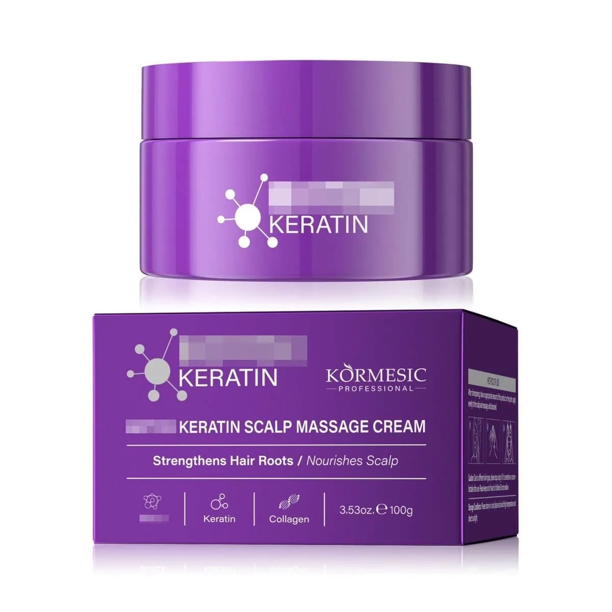 Krem do Masażu Skóry Głowy z Keratyną