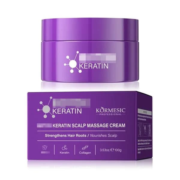 Krem do Masażu Skóry Głowy z Keratyną