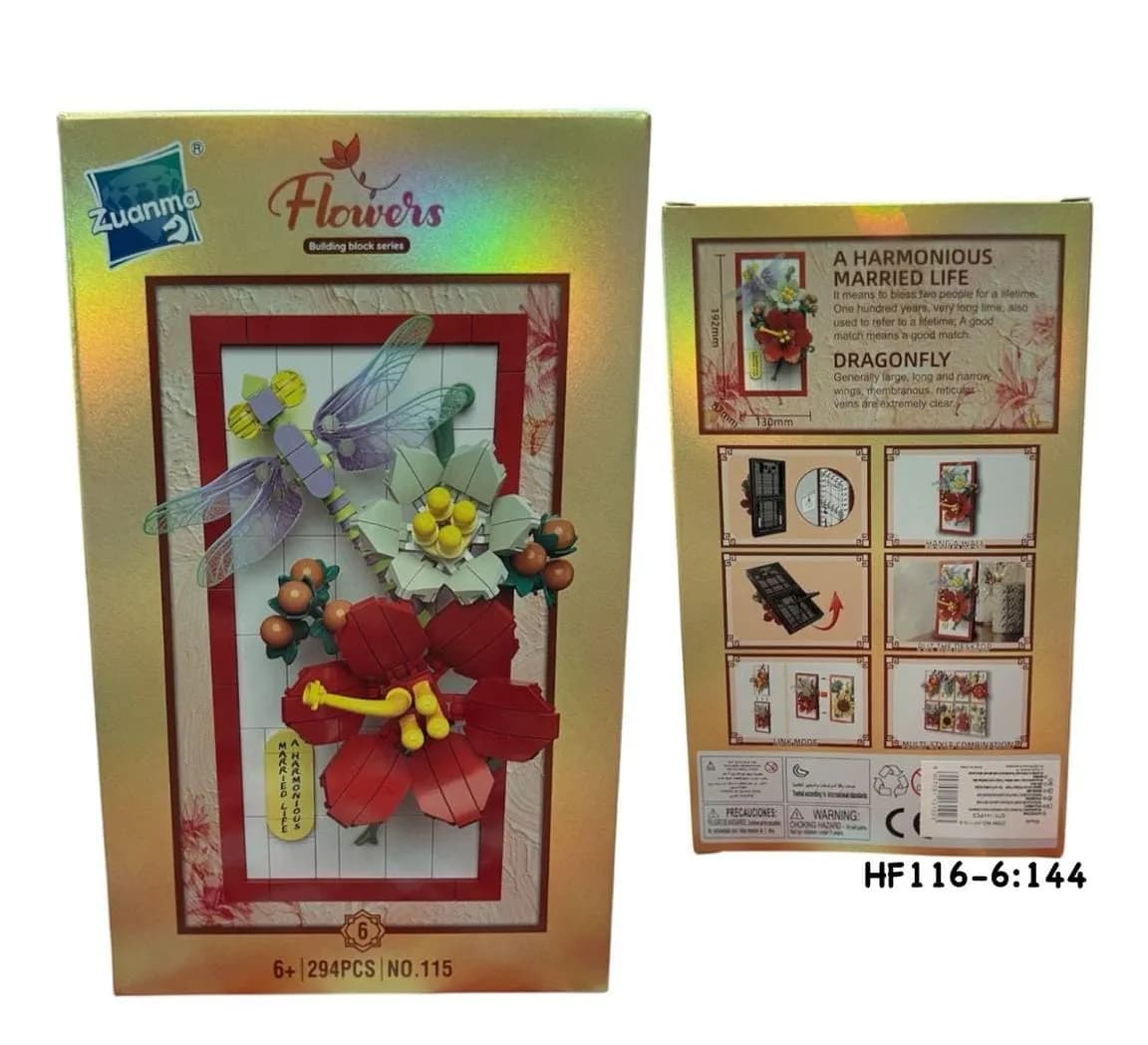 Zabawki Klocki Zuma Flowers 294PCS