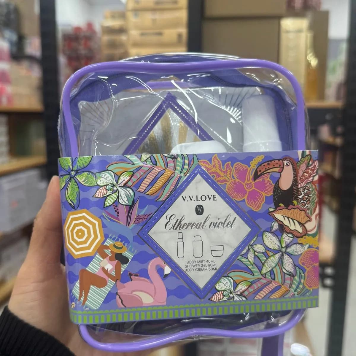 Zestaw kosmetyczny Ethereal Violet w walizeczce