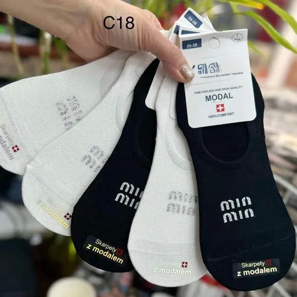 Skarpetki damskie modal 100% comfort C18 35-38