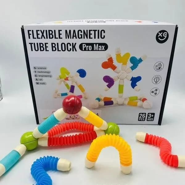 Zabawki Flexible Magnetic Tube Block
