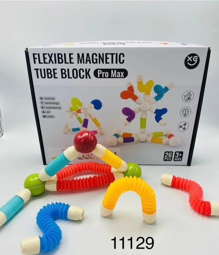 Zabawki Flexible Magnetic Tube Block