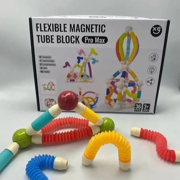 Zabawki Flexible Magnetic Tube Block