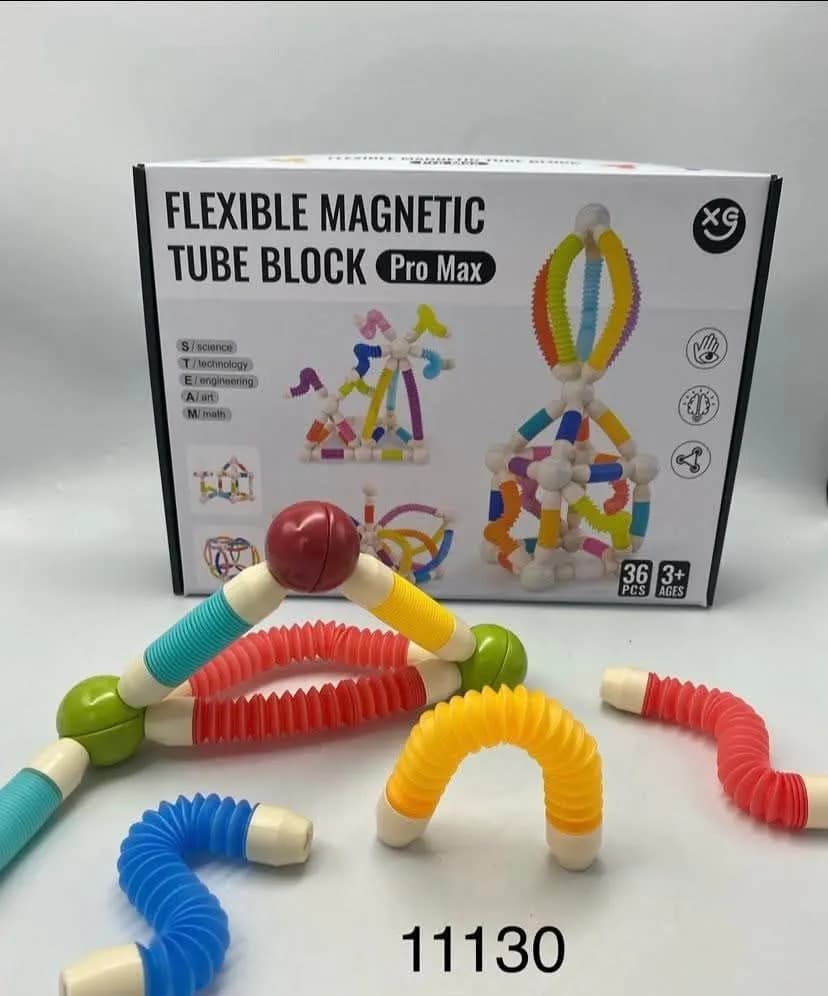 Zabawki Flexible Magnetic Tube Block