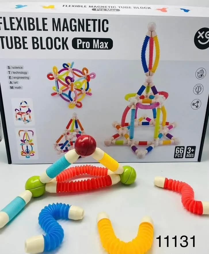 Zabawki Flexible Magnetic Tube Block