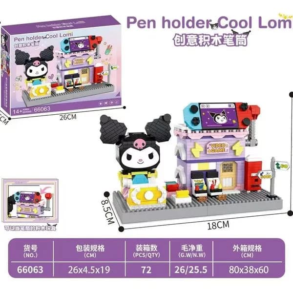Zabawki Klocki Pen Holder Cool Lomi