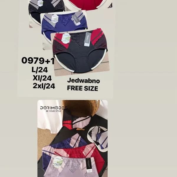 Majtki damskie XXL 0974-1, 5 kolorów