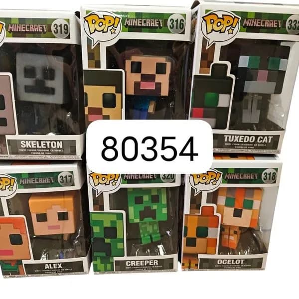 Figurki PoP Minecraft