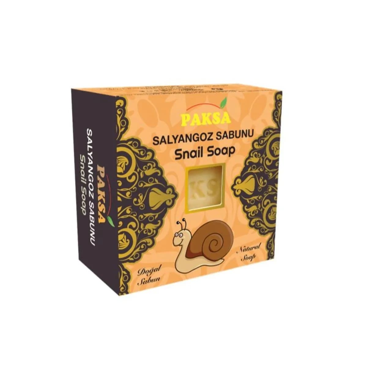 Mydło w Kostce Paksa Snail Soap ze Śluzem Ślimaka Naturalne